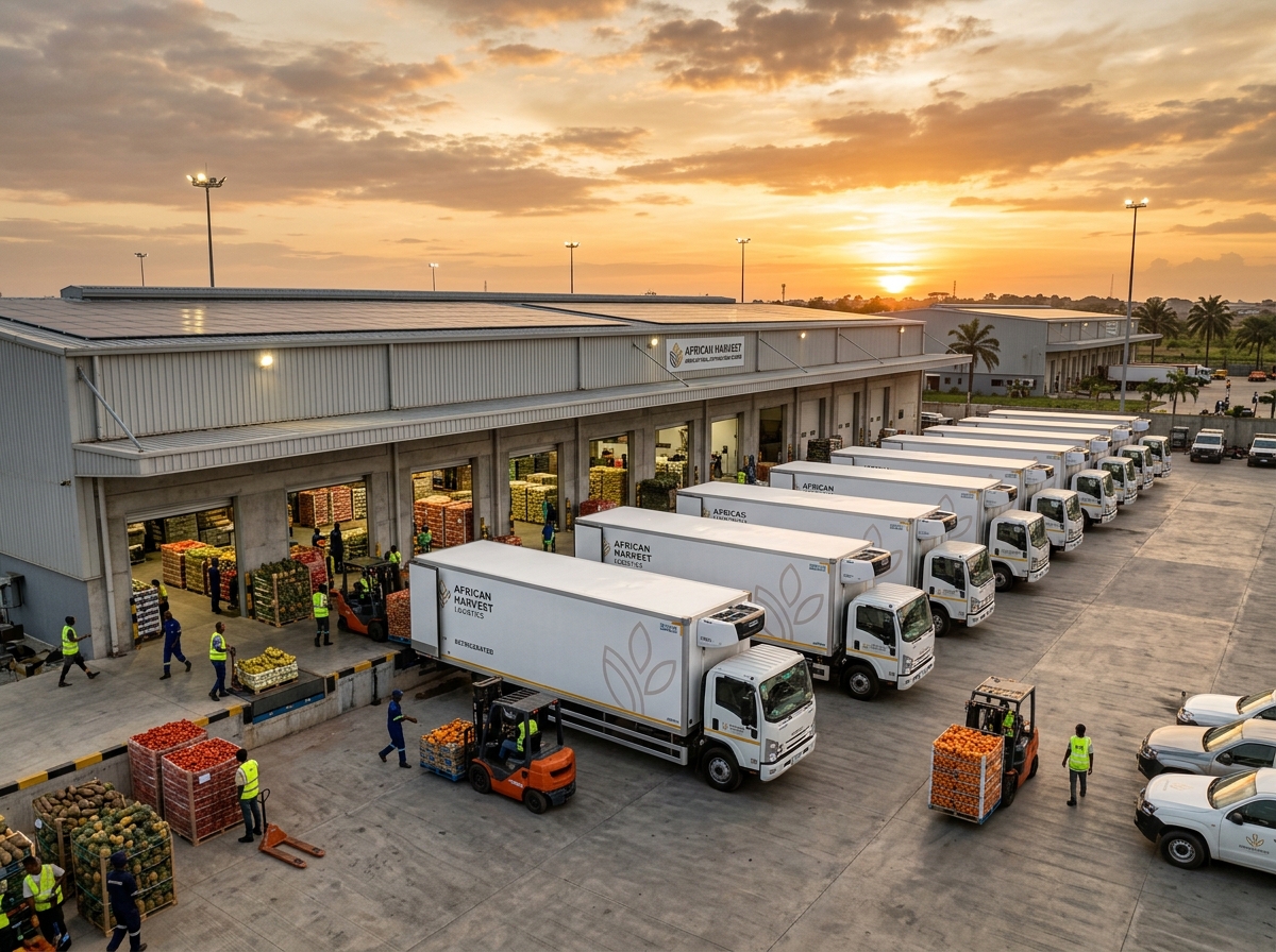 Modern logistics fleet
