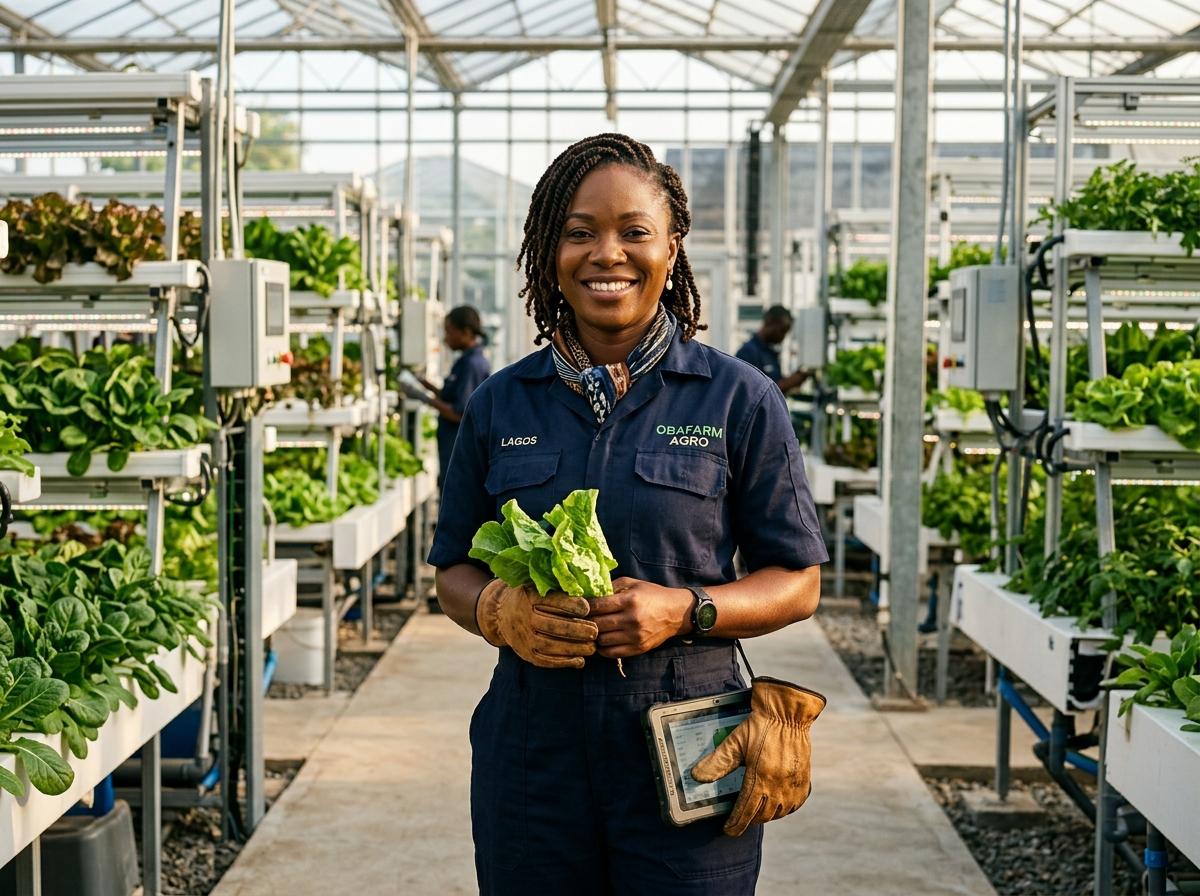 Nigerian Farmer Portrait